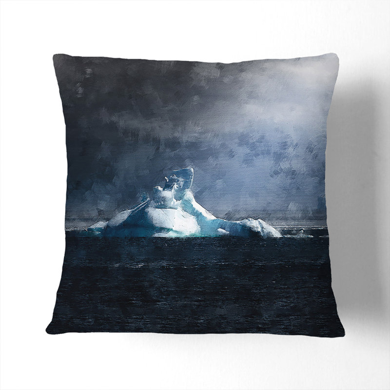 Square Cushion, 55cm H x 55cm W x 20cm D, Black
