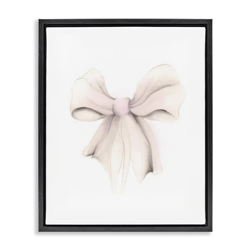 Toile flottante encadrée de ruban doux par Studio Q, Cadre flottant noir de jais, H 21 po x l 17 po