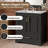 Bathroom vanity with a ceramic sink, compartmentalized drawers, soft-close doors, and a cabinet shelf-1928277174-1928277193
