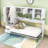 Twin-Size Murphy Bed with Built-in Desk and Storage