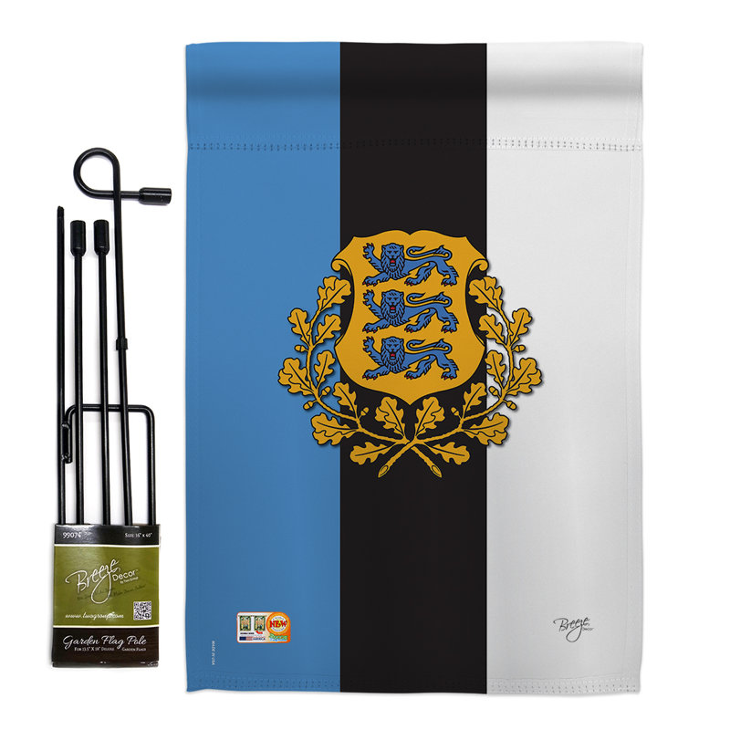Double Sided 18.5'' H x 13'' W Polyester Flag Set