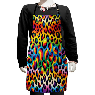 Animal Print Bib Apron