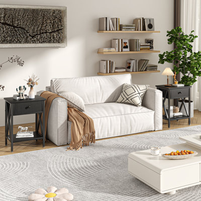 Demmer End Table with Storage