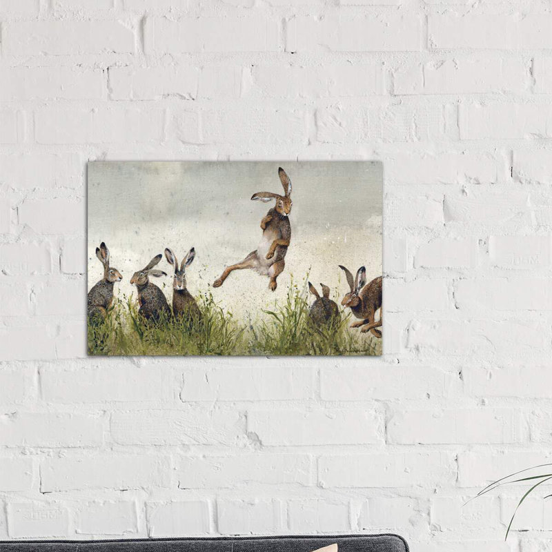 «Hijinx» par Maggie Vandewalle - impression d'art graphique, Toile tendue, H 18 po x l 26 po x P 1,5 po