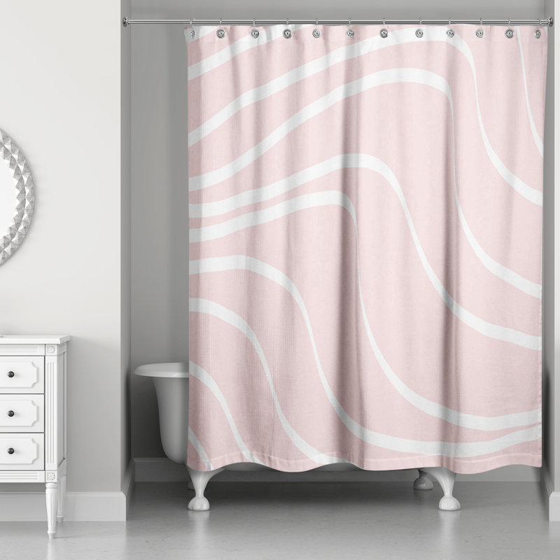 Rideau de douche Stonybrook, Rose
