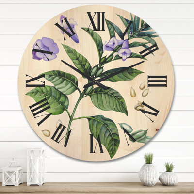 Solid Wood Wall Clock