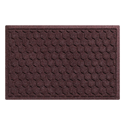 WaterHog Honeycomb 23 in. x 35 in. Indoor Outdoor Doormat