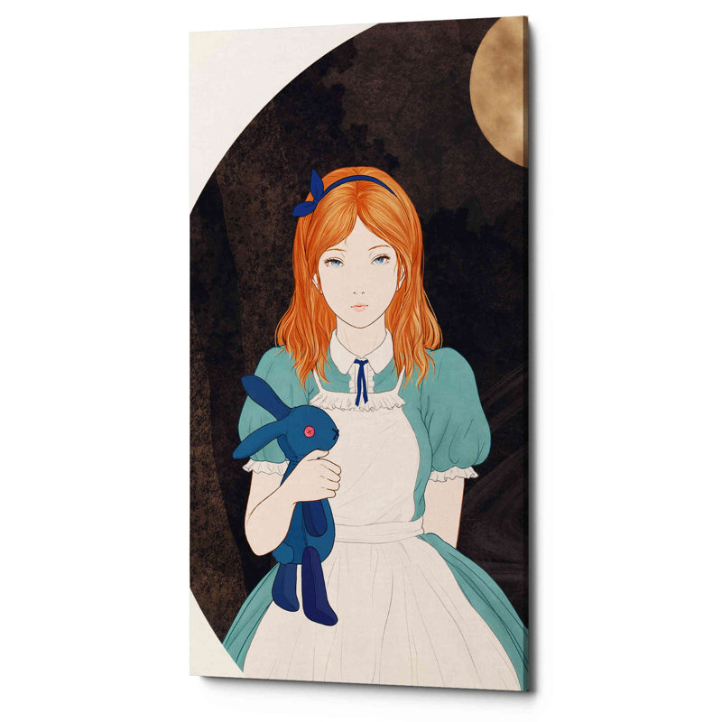 «Alice» par Sai Tamiya, art mural sur toile, H 40 po x l 20 po x P 1,25 po