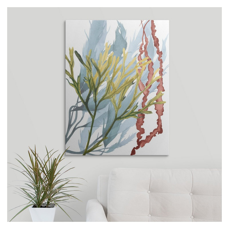 «Seaweed Flow II», impression de Grace Popp, H 24 po x l 18 po x P 1,5 po, Toile
