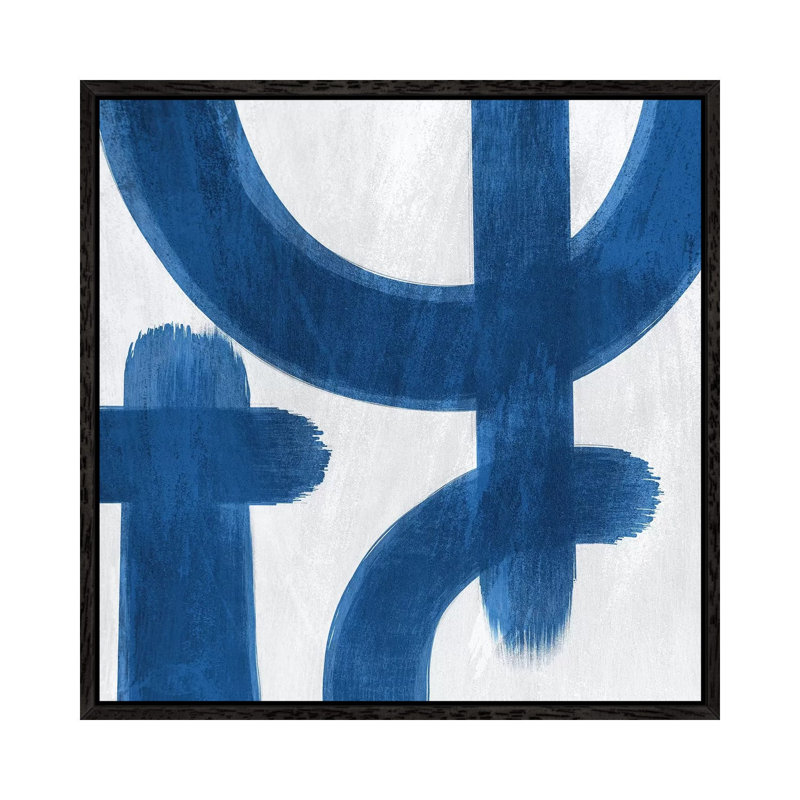 Classic Statements II by Marcus Prime - Painting on Canvas, 66.04cm H x 66.04cm W x 3.81cm D, Black Framed