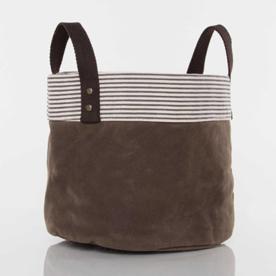 Bac de rangement en tissu ciré