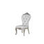 Chaise d'appoint rembourrée en tissu Portis