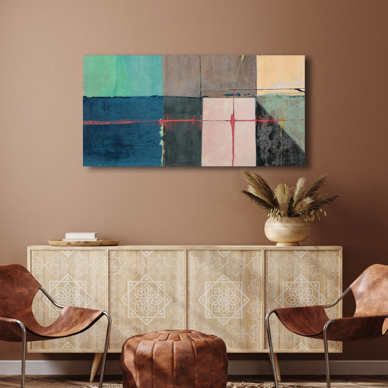 2AU6203 Collective Spirit (detail) by Anne Munson - Wrapped Canvas Art Prints, 50cm H x 100cm W x 4cm D