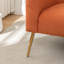 Causeuse en velours Cristen-552243128