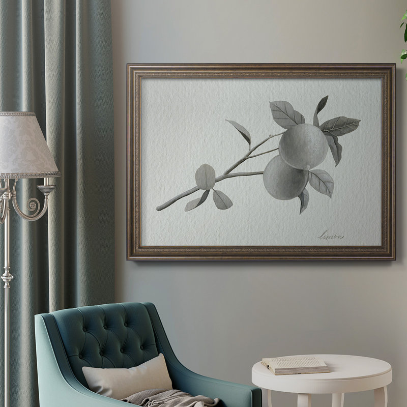 Toile encadrée de qualité supérieure Limonero II - prête à être accrochée, H 18 po x l 27 po x P 2,5 po
