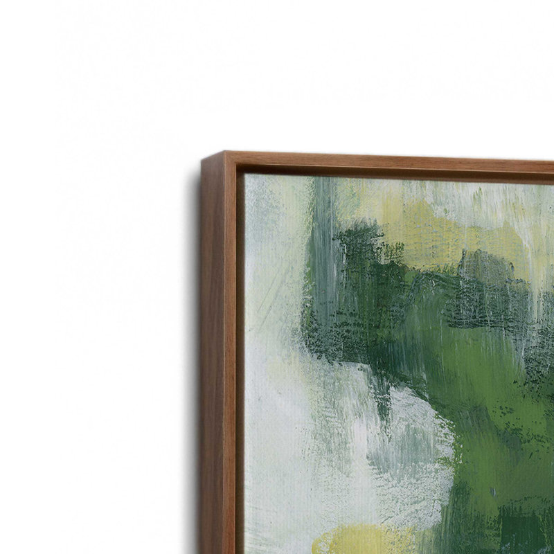 «Mossy Vibration» par Yvette St. Amant, reproduction d'art, 36 W x 24 H, Brown, Framed Canvas