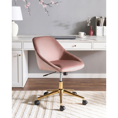 Fairmont Park Velvet Office Chair