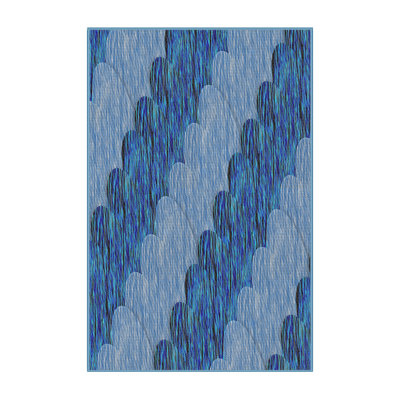 Tapis bleu