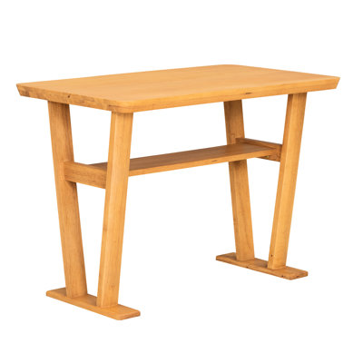 - Modern, Solid Rubber Wood, Dining Table, Expandable Feature, Daily Dinners, Geometric Legs, Low Maintenance Surface Wood Modern Space Saving And For Urban Living, White+natural Appearance, 39.1 In