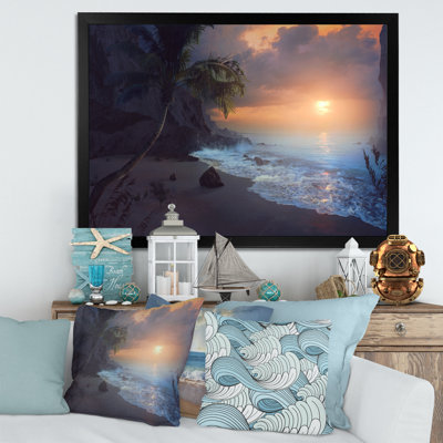Sunrise Peaceful Beach - Art nautique et côtier sur toile