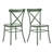 Fortville 4 - Person Solid Wood Top Pedestal Dining Set-866738496