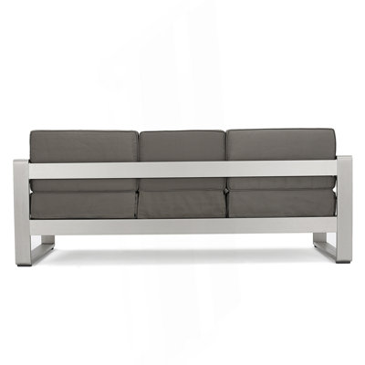 3 Seater Sofa with Metal Tray