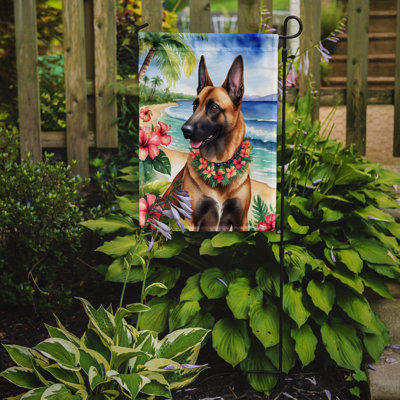 Drapeau de jardin en polyester double face H 15,5 po x l 11,25 po