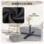 Base de parasol de patio Outsunny, base de parasol robuste avec couvercle, sable de 176 lb ou sable humide rempli de 198 lb pour des poteaux de 1,9 po pour l'extérieur, la pelouse, le bord de la piscine, noir