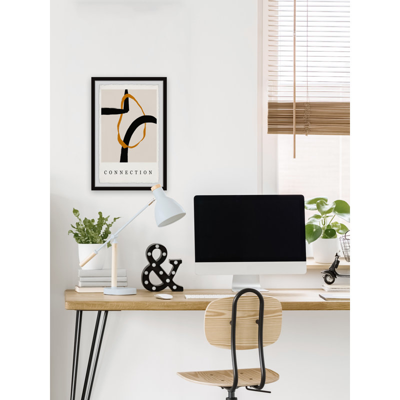 Golden Connection by Marmont Hill - Single Picture Frame Painting, 30cm H x 20cm W x 3.81cm D