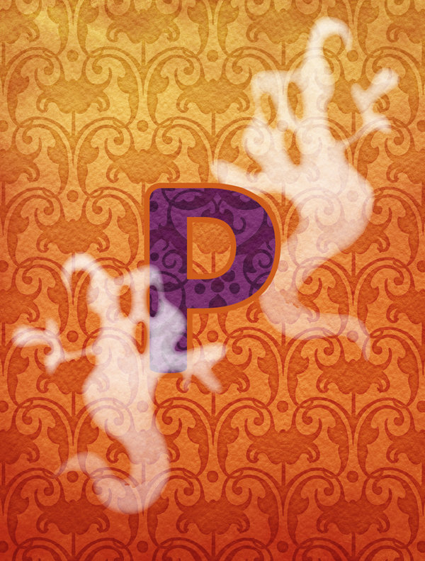 Drapeau de jardin Barak Halloween, P, Petit