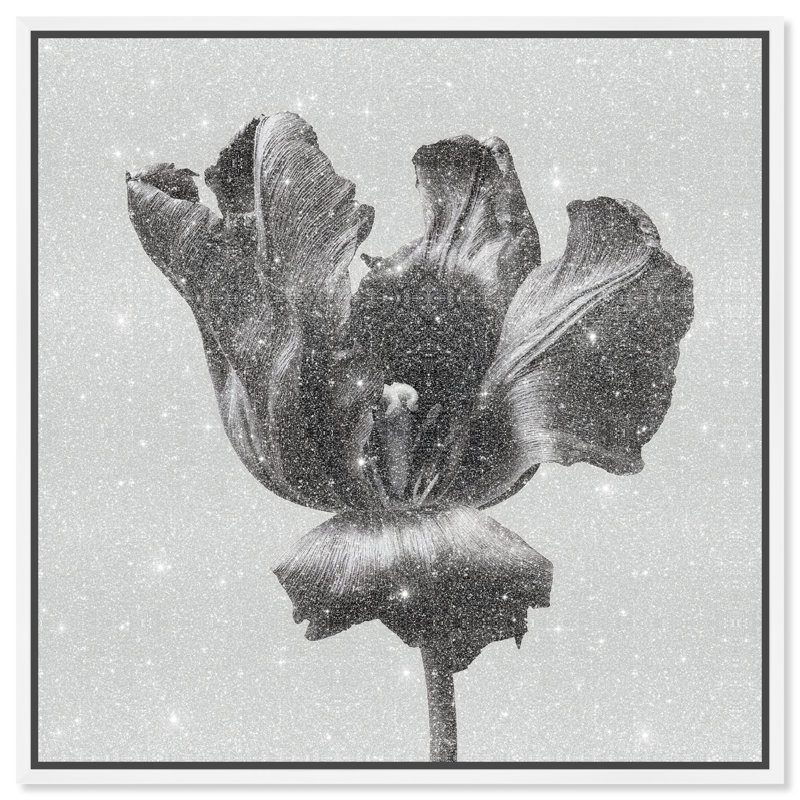 Tidal Wilt II Print by Oliver Gal, 13"H x 13"W, White Floater Frame