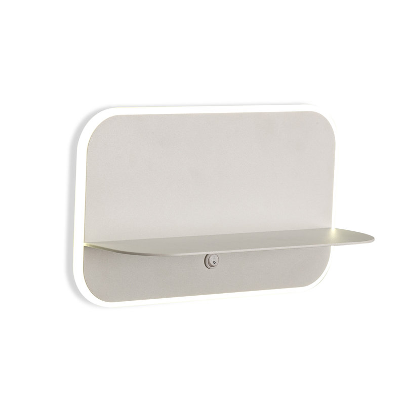 Lanzarote LED Flush Mounted Sconce, Matt White