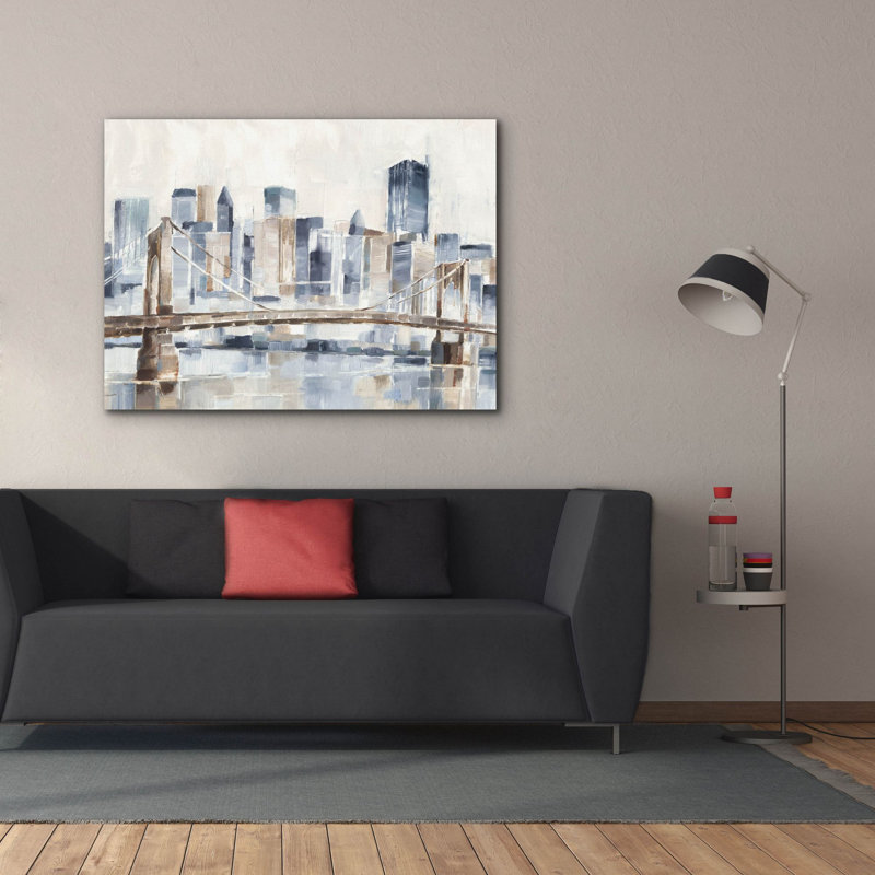  «Blue Hour 2» par Ethan Harper, art mural sur toile, 54 po x 40 po