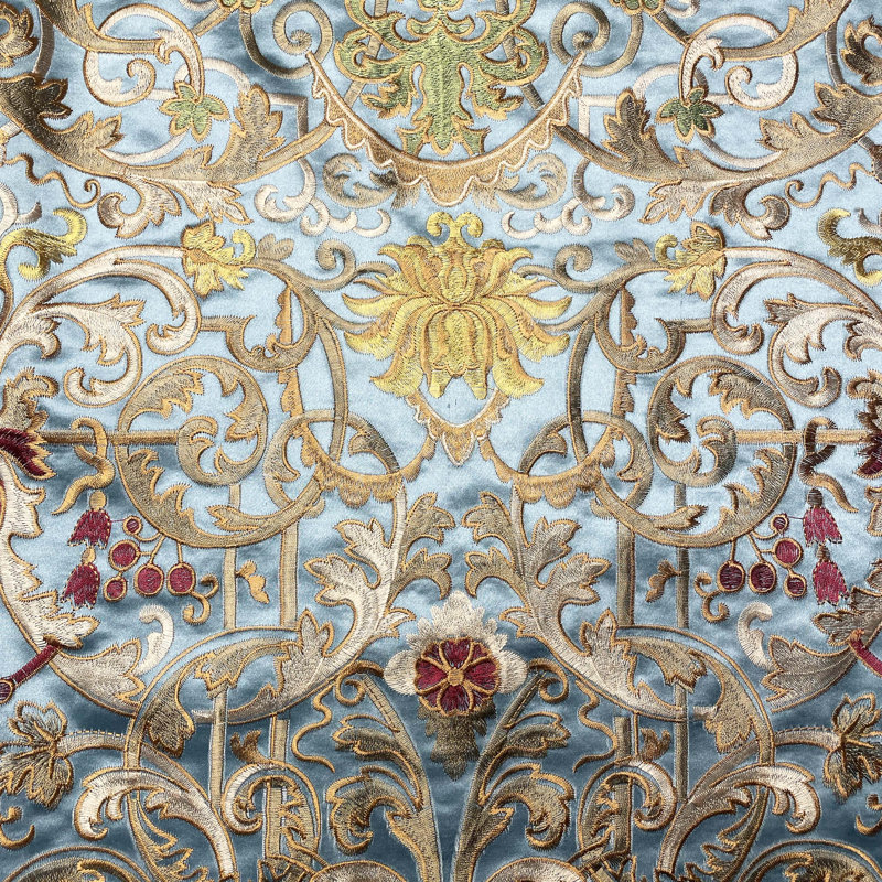  Housse de couette The Met x Ann Gish Venezia, Bleu, Housse de couette pour grand lit
