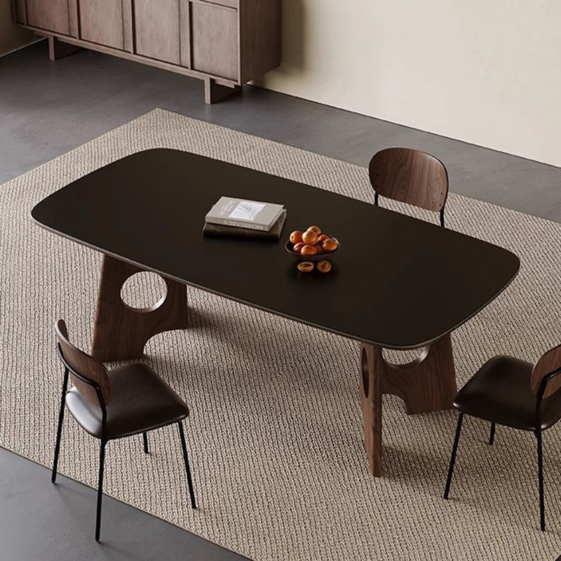 Ensemble de table à manger et de chaises de style rétro français, H 29,52 po x L 55,11 po x l 31,49 po