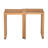27" Natural Solid Wood Extendable Indoor Outdoor Bench