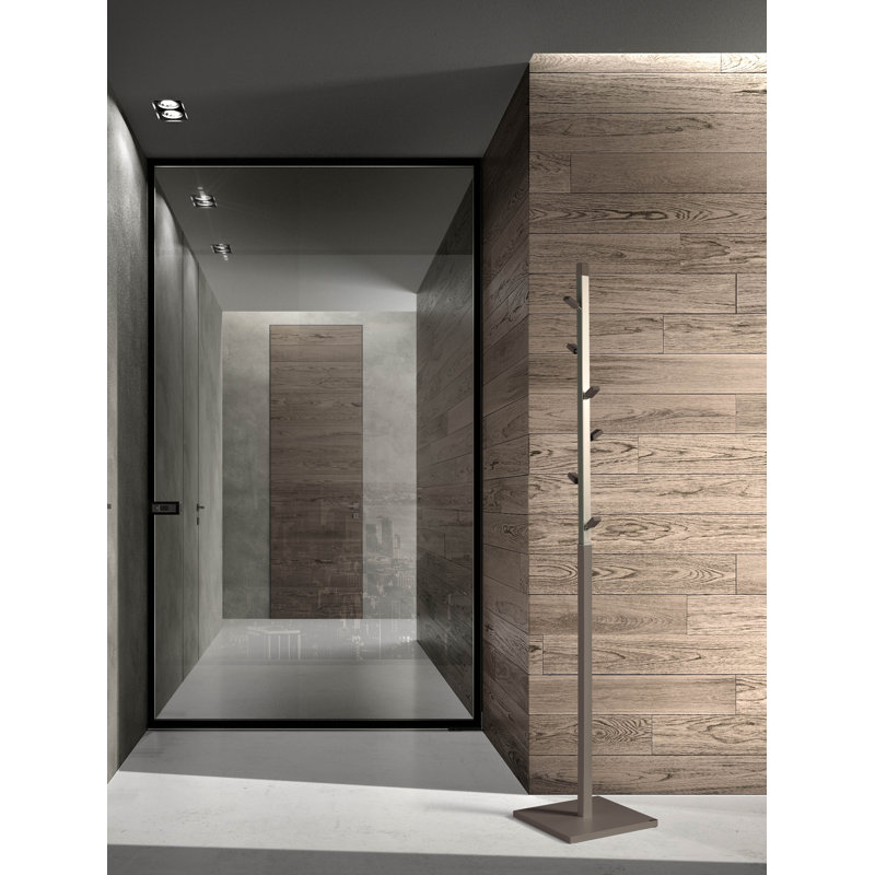 Belgica Freestanding 6 - Hook Coat Rack, Moka
