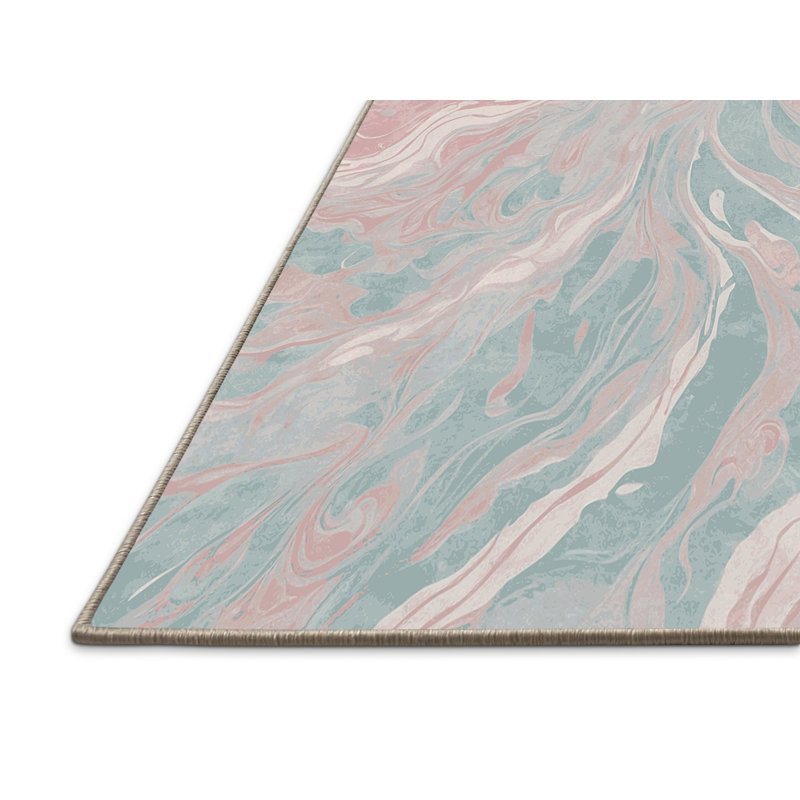 Tapis beige soyeux et moelleux, Rectangle 2 pi x 3 pi