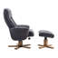 Billings 80cm Wide Swivel Standard Recliner-609382732