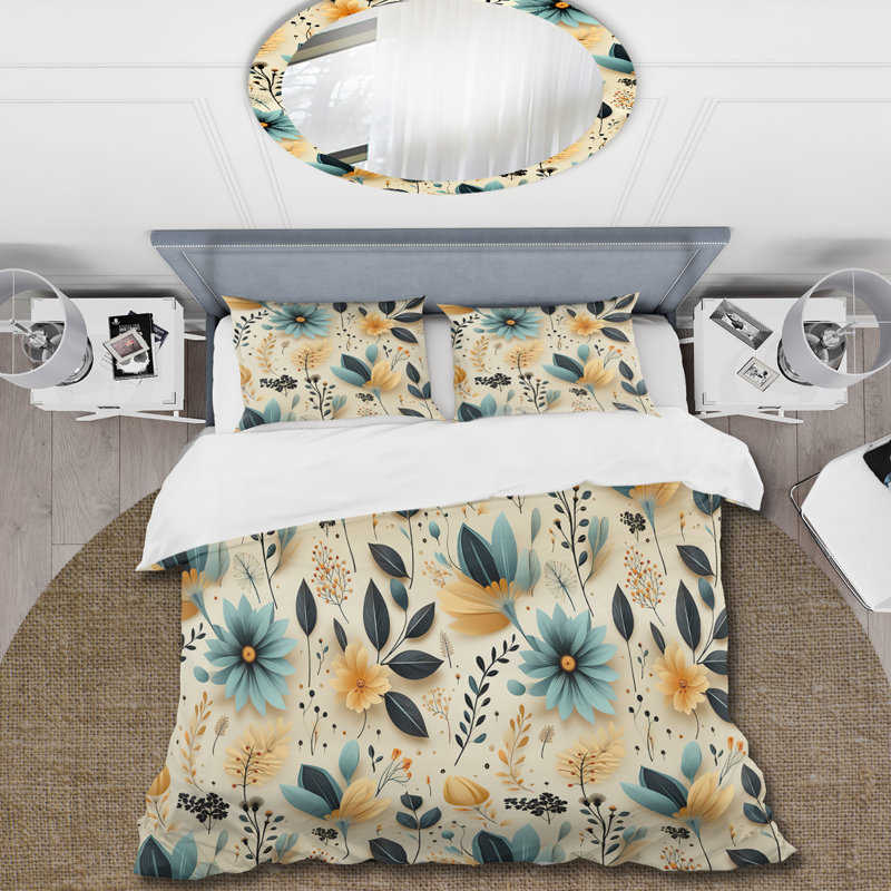 Ensemble de housse de couette Minimalisme, Housse de couette pour grand lit et 2 taies décor