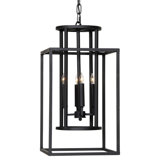 Manhattan 4 - Light Lantern Geometric Chandelier