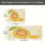 Ensemble de 2 tapis de cuisine décoratifs Lemon Art