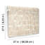 27' L x 27" W Wallpaper Roll-1896776300