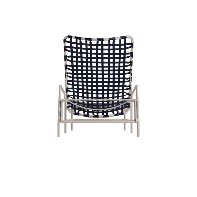 Kantan Outdoor Chaise Lounge, Marine/Dove Smooth