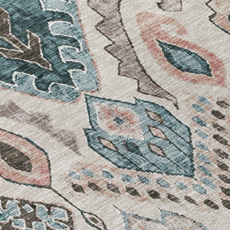 Lummus Moroccan Indoor / Outdoor Rug, Rectangle 1'8" x 2'6"