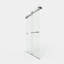 55-59 "x 72", porte de douche coulissante double sans cadre - verre trempé avec revêtement facile à nettoyer, installation réversible, rail en acier inoxydable silencieux-113284248