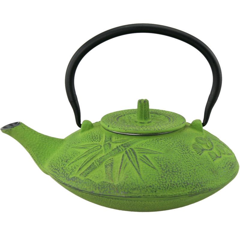 théière en fer moulé 1,19-qt  Pedroza, Vert