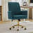 Mid-Back Liftable Office Chair, Striped Fabric, And Ergonomically Designed, Is An Excellent Choice For Working, Studying Or Relaxing. The Mid-Back Design Provides A Better Sitting Experience.Green-933280475