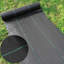 6.5Ftx300ft Premium Weed Barrier Garden Landscape Fabric 3OZ PP Woven Weed Control Fabric Gardening Mat Heavy Duty