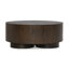 Runa 42" Wood Coffee Table In Coffee Brown 